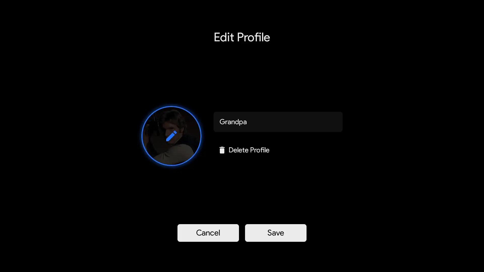 Profiles Edit Avatar Apollo Group TV