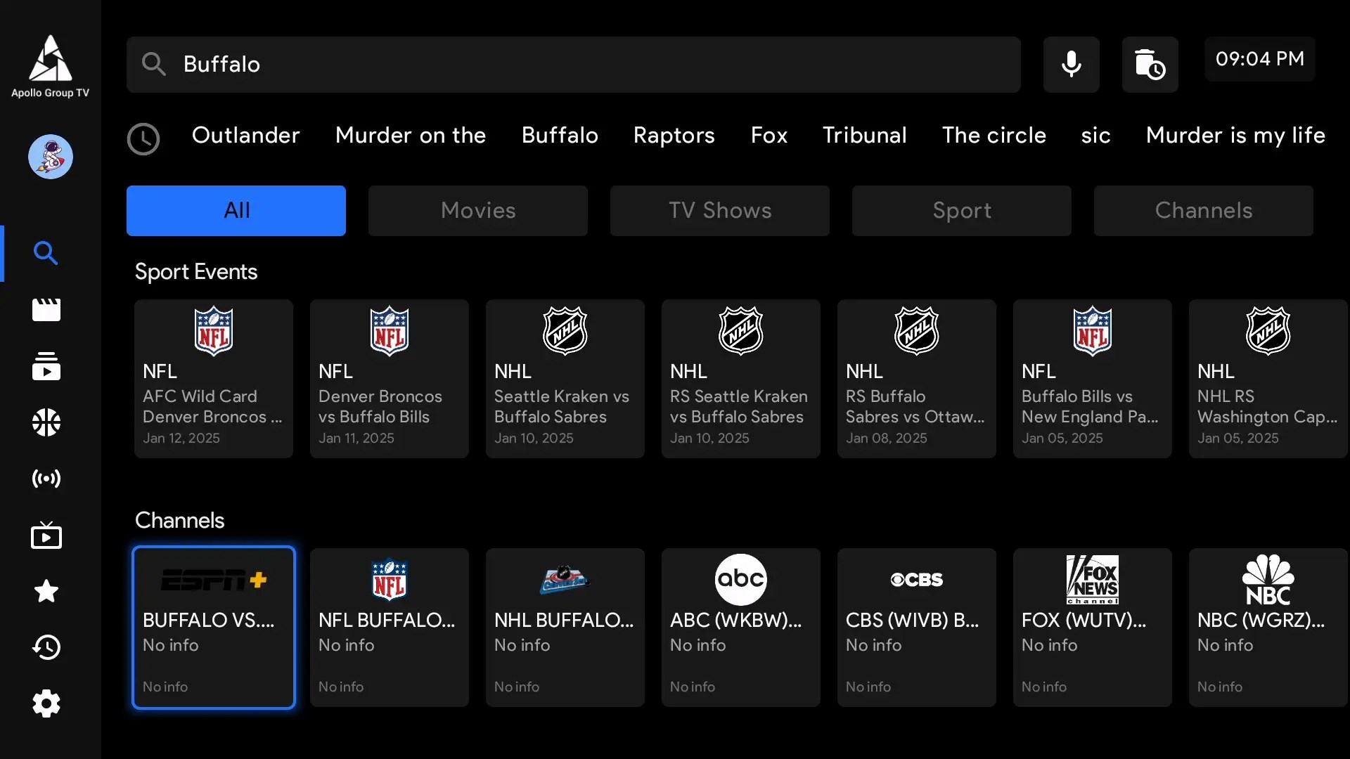 Search Example Buffalo Results 2 of 2 Apollo Group TV