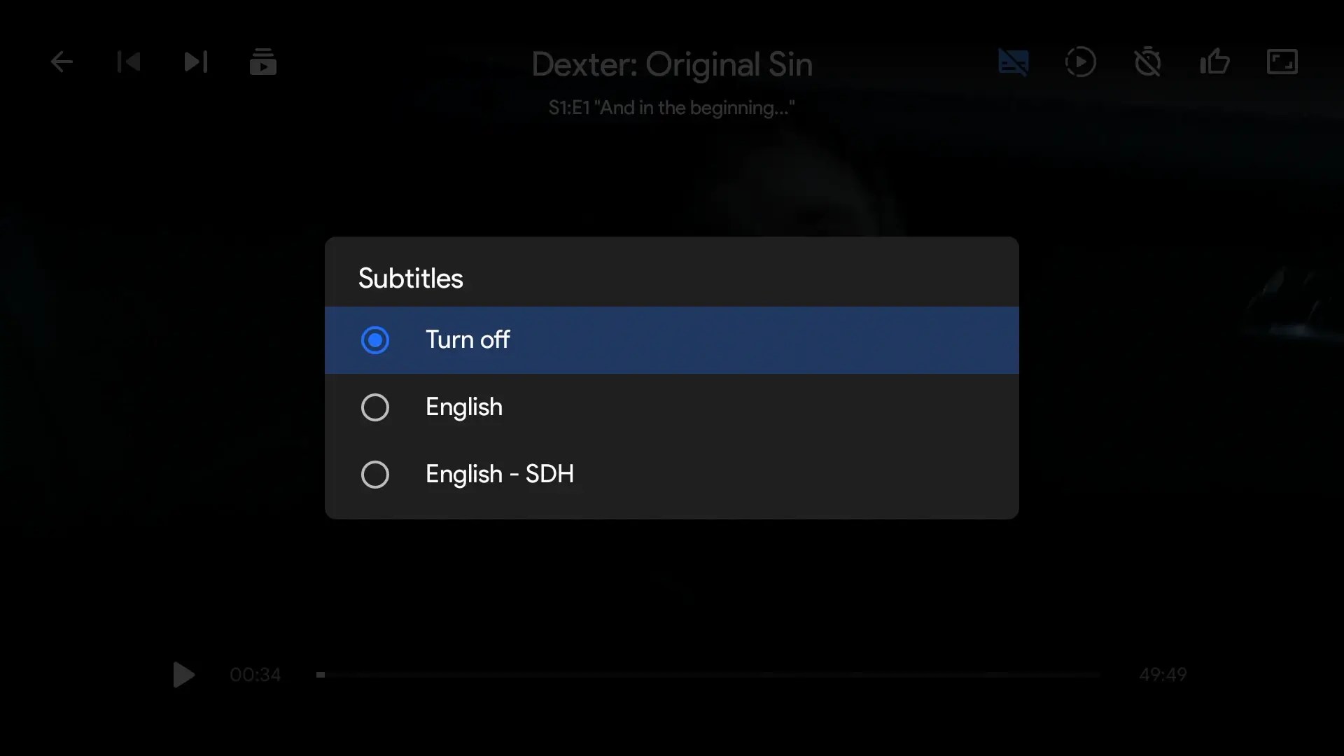 TV Shows Show Subtitle Options Apollo Group TV