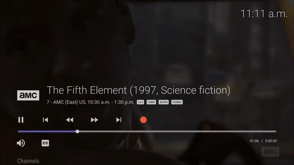 Time-shifting live TV on Sparkle Player