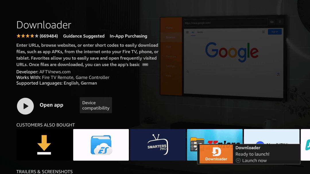 Downloader Ready to Launch