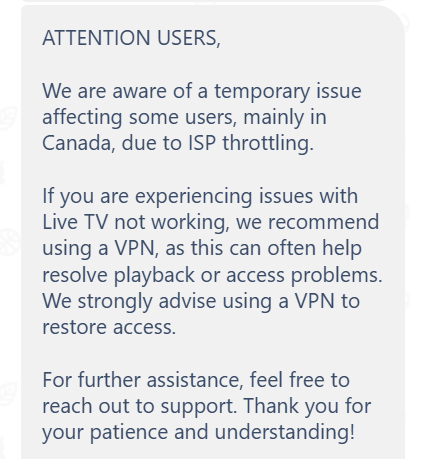Apollo ISP Alert