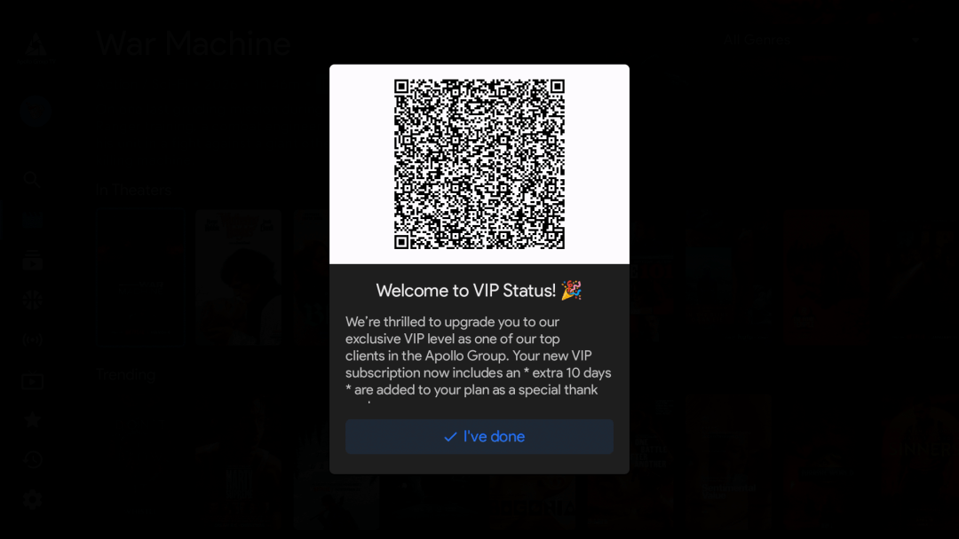 Welcome VIP popup